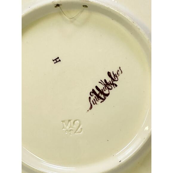 Sarreguemines France c. 1896 Commemorative Plate of Tsarina Alexandra Russia - Picture 8 of 8